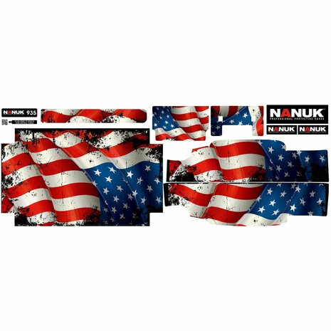 Nanuk 935 Skin American Flag