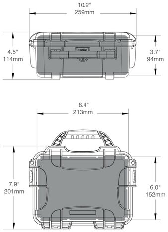 Nanuk 904 R met Plukschuim