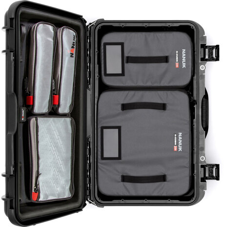 Nanuk 935 Zwart Pro Photo Kit met N-Cubik 13S en 13M