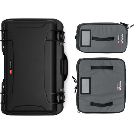 Nanuk 935 Zwart Pro Photo Kit met N-Cubik 13S en 13M