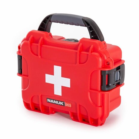 Nanuk 903 EHBO-koffer Rood Lichtgewicht NK-7 Hars Waterbestendig IP67 231x173x97 mm