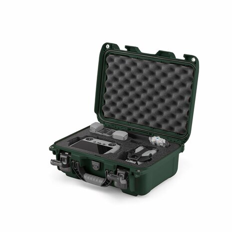 Nanuk 915 Olive Drones Koffer voor DJI Mini 5 Pro Fly More, Waterdicht IP67, Lichtgewicht NK-7 Hars