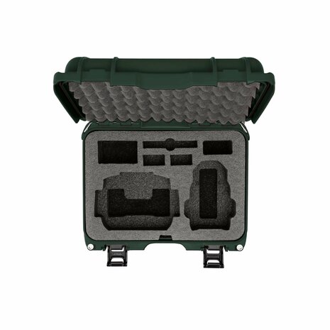 Nanuk 915 Olive Drones Koffer voor DJI Mini 5 Pro Fly More, Waterdicht IP67, Lichtgewicht NK-7 Hars