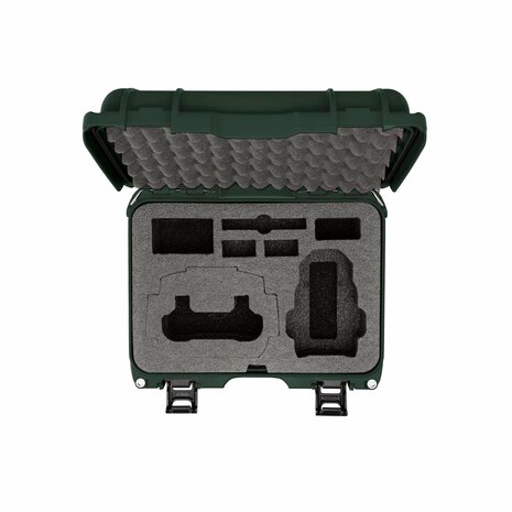 Nanuk 915 Olive Drones Koffer voor DJI Mini 5 Pro Fly More, Waterdicht IP67, Lichtgewicht NK-7 Hars