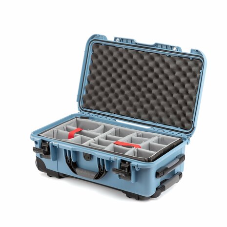 Nanuk 935 Koffer Cyan Lichtgewicht NK-7 Hars Waterbestendig IP67 Met Vakverdelers 559x356x229 mm