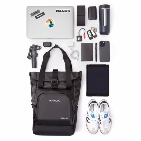 Nanuk N-EDC 20L Everyday Carry Tas Gerecyclede Polyester 19x40x45 cm Handbagage