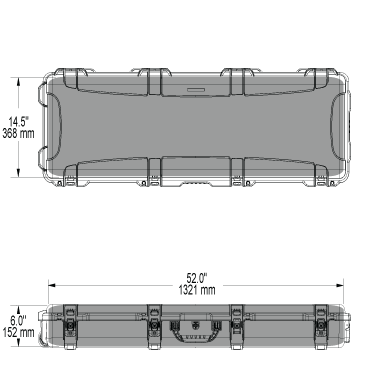 Nanuk 995 Lichtbruin Leeg