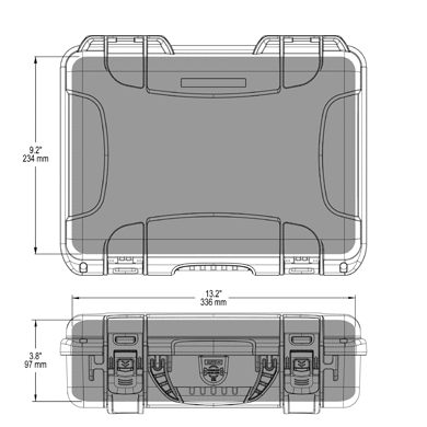 Nanuk 910 Lime met Plukschuim