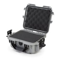 Nanuk 905 Zilver met Plukschuim