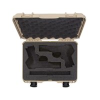 Nanuk 910 2UP Klassiek Pistool Wapenkoffer Lichtbruin 363 x 282 x 120 mm
