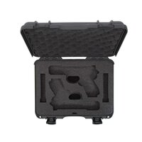 Nanuk 910 2UP Glock Pistool Koffer Graphite Waterbestendig IP67 363 x 282 x 120 mm