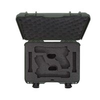 Nanuk 910 2UP Glock Pistoolkoffer Olive Lichtgewicht NK-7 Hars 363 x 282 x 120 mm